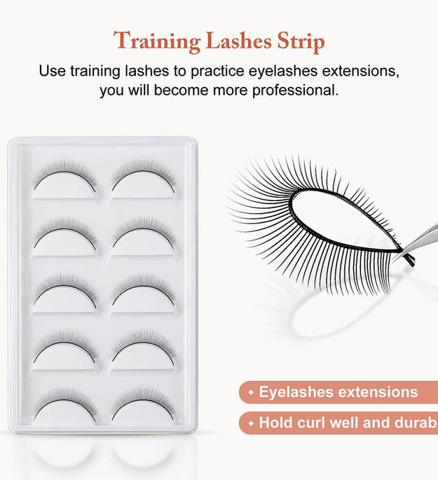 15 Pairs Practice Strip Eyelash