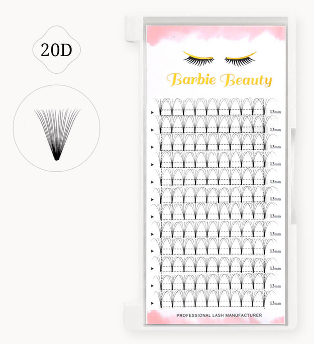 High Quality Promade Fans Flat Base Lashes 20D