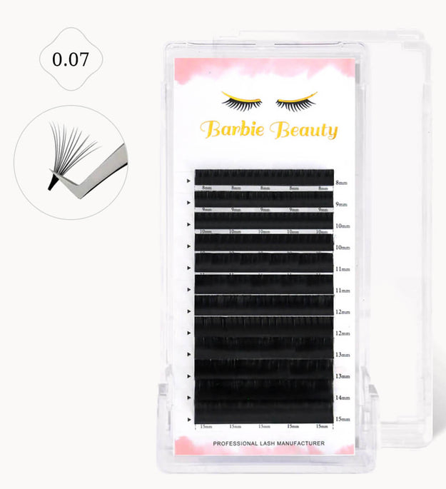 Easy Fanning Fast Fanning Lashes 0.07mm