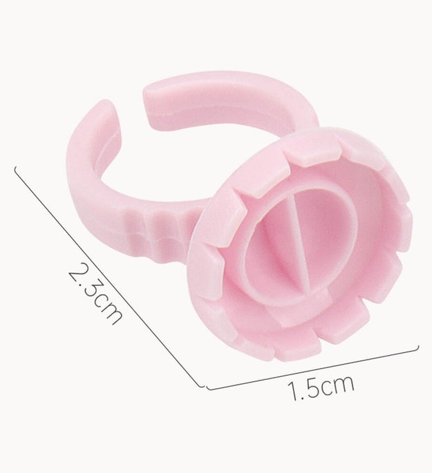 Round Shape Glue Ring Blooming Cup Holder 100pcs