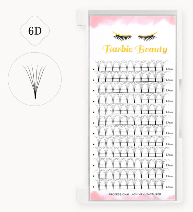 High Quality Promade Fans Flat Base Lashes 6D