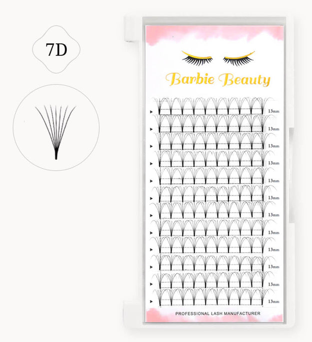 High Quality Promade Fans Flat Base Lashes 7D