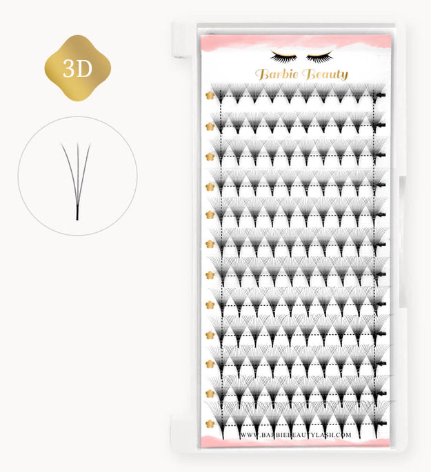 High Quality Promade Fans Pointy Base Lashes 3D