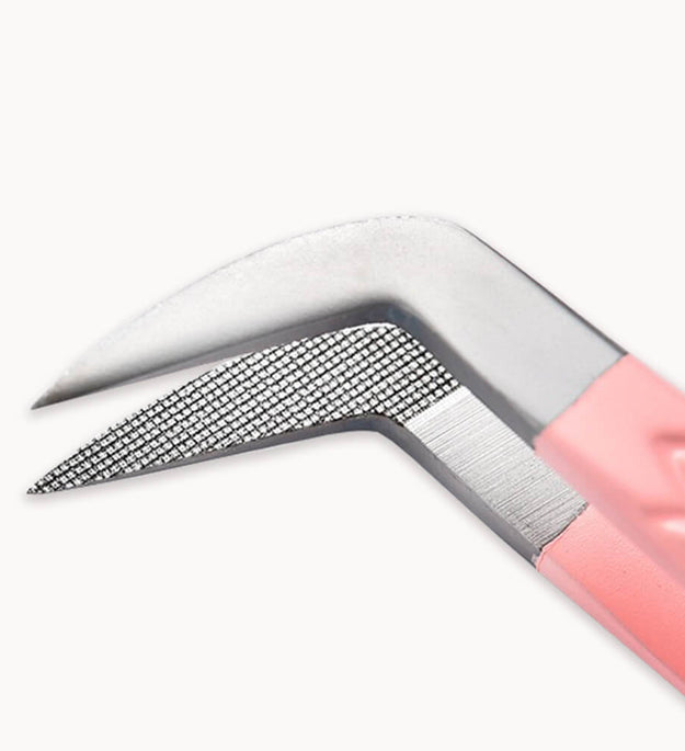 High precision microfiber tip threaded tweezers
