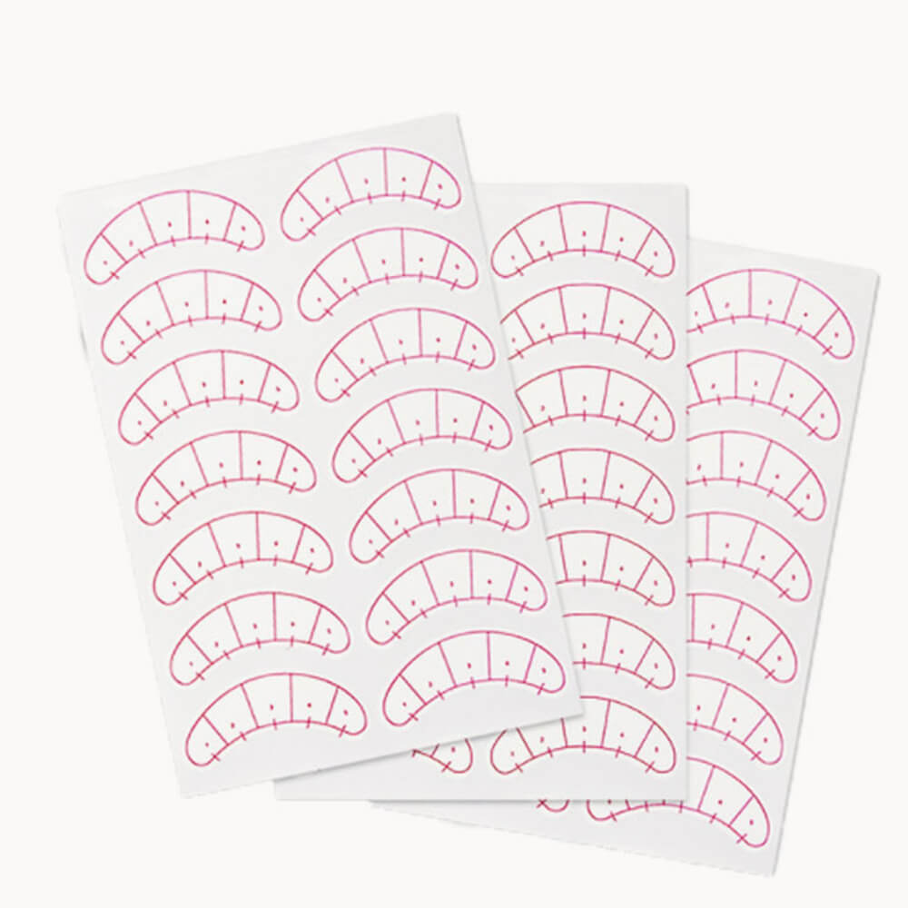 10PCS Lash Map Paper