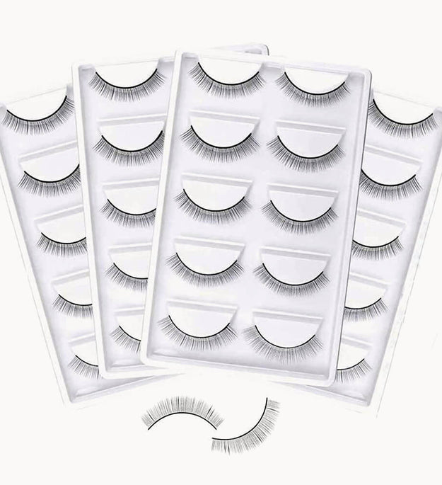15 paires de cils en bande d'entraînement