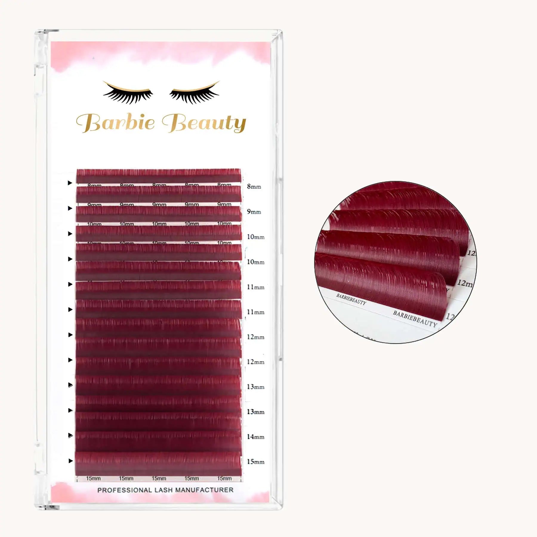 Burgundy Lashes _ Deep Wine Elegance