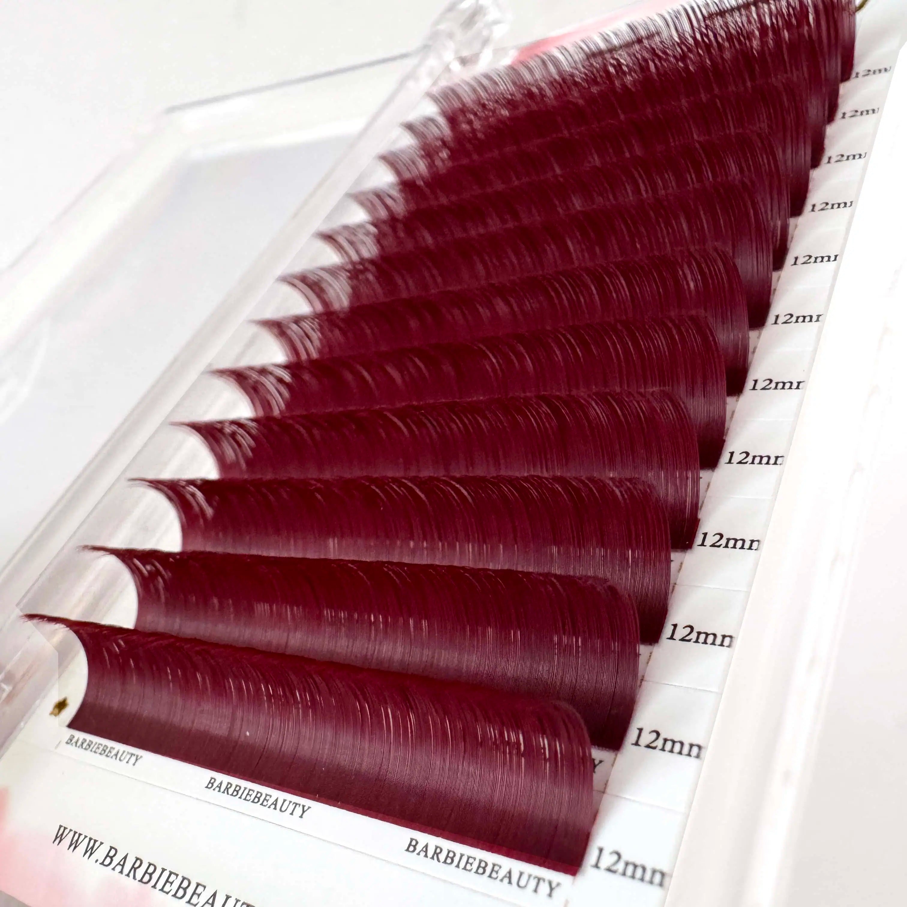 Burgundy Lashes _ Deep Wine Elegance