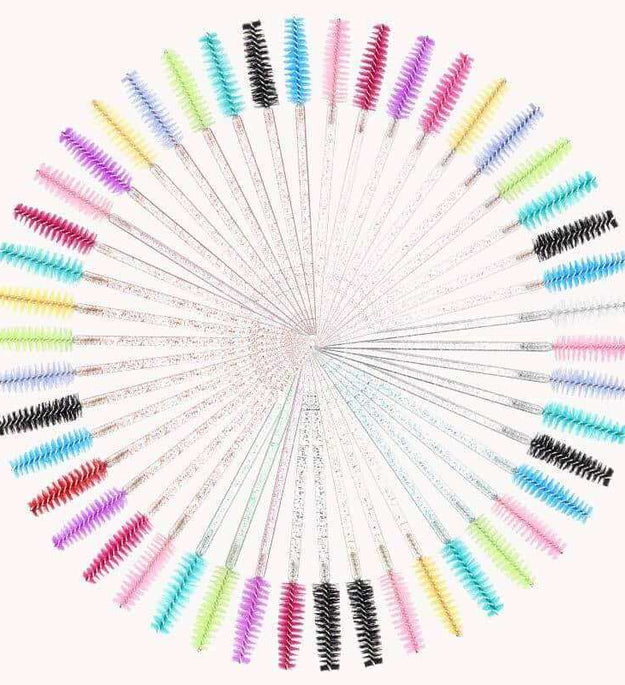 Disposable Glitter Mascara Wands Brush(50pcs)