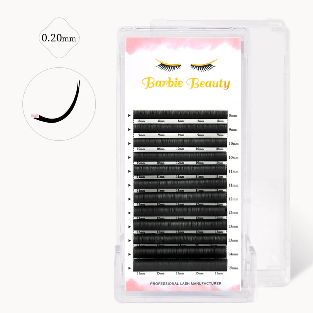 Ellipse Soft Flat Eyelash Extensions 0.20mm