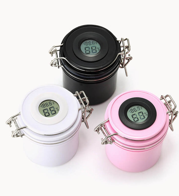 Wimpernkleber Aufbewahrung mit Thermometer & Hygrometer