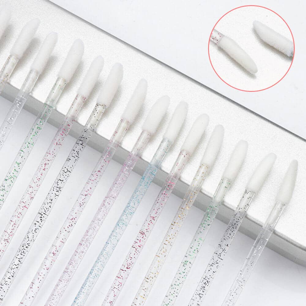 Glitter Disposable Lipstick Brushes(50pcs)