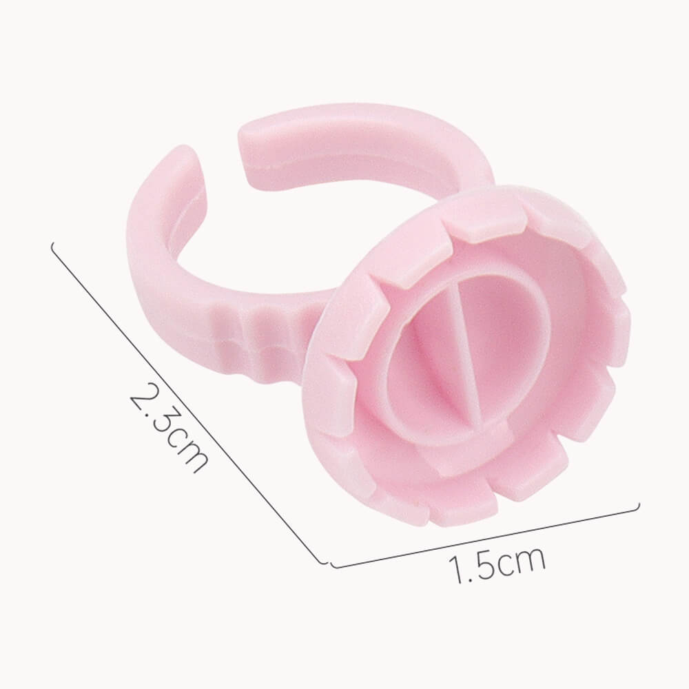 Round Shape Glue Ring Blooming Cup Holder 100pcs