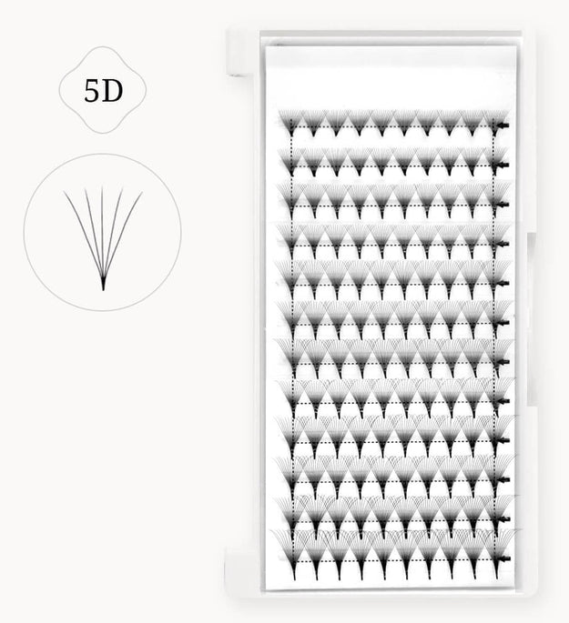 High Quality Promade Fans Pointy Base Lashes 5D