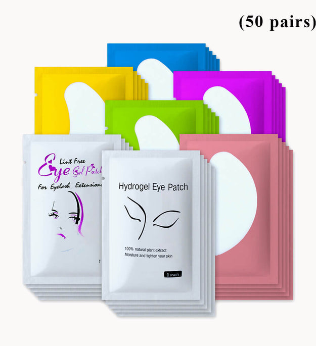 Fusselfreie Gelpflaster für unter die Augen (50 Paar)