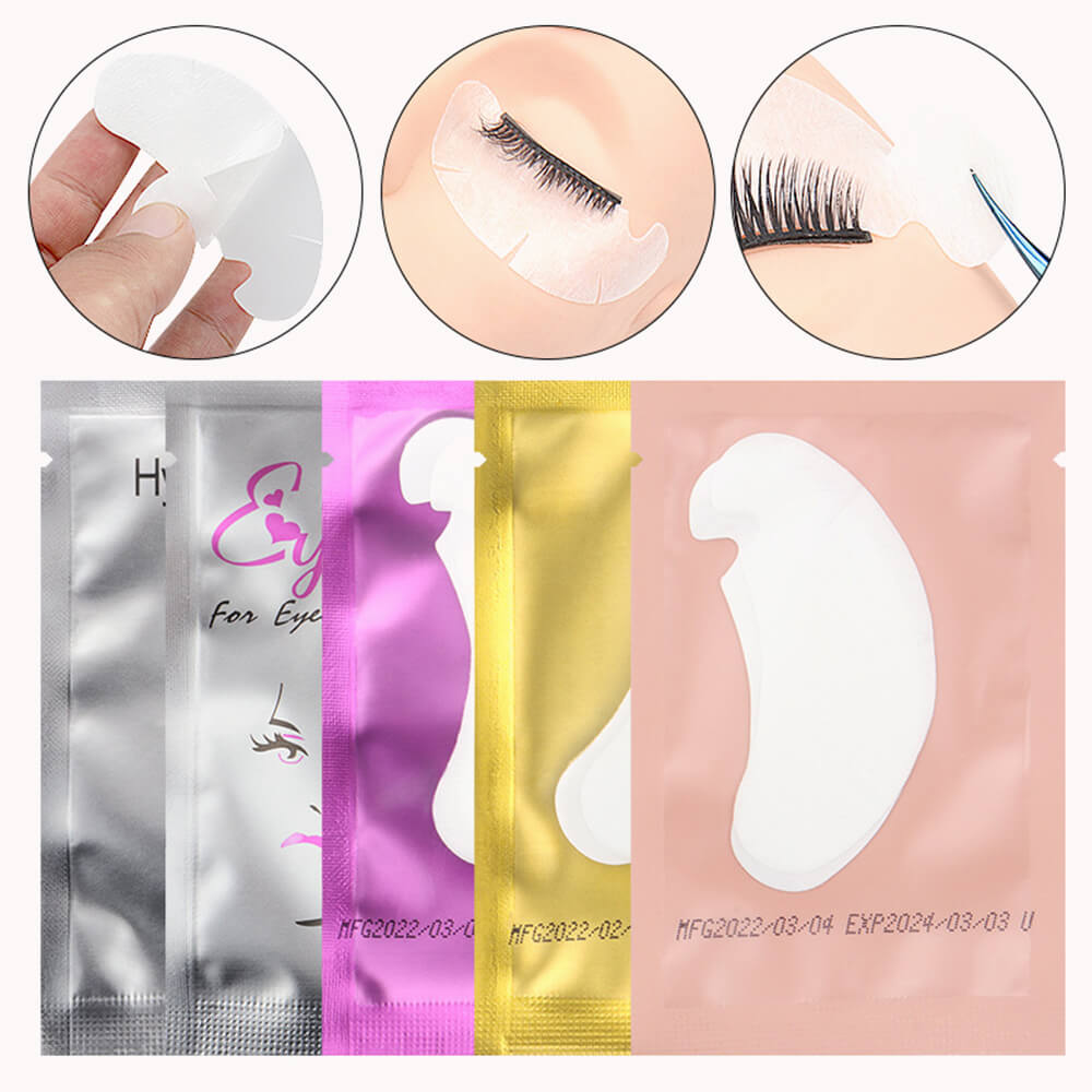 Pre-cut Eye Gel Pads Lint Free (50 pairs)