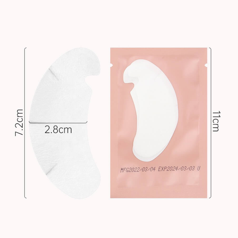Vorgeschnittene Augengelpads, fusselfrei (50 Paar)