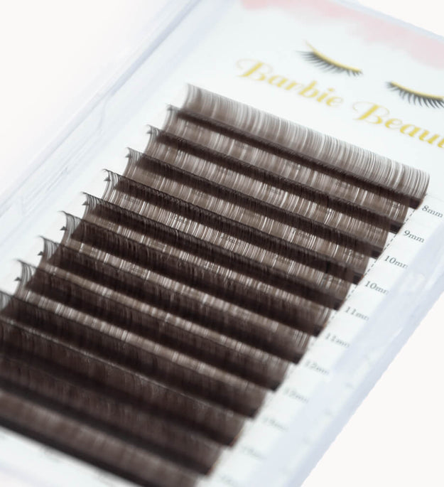black brown lashes extensions 0.05mm